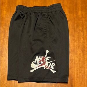 Jordan Kids athletic Black Shorts Nike Air size medium